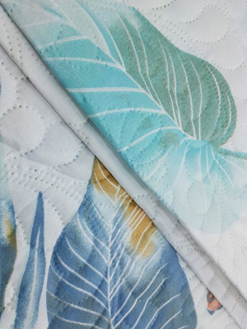 Tecido Matelassê Estampado 2,40m largura dupla face