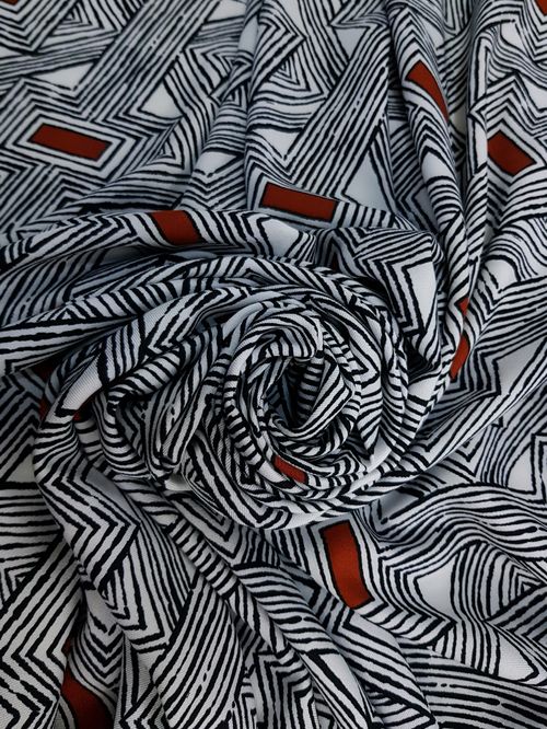 Tecido Crepe Verona Twill Estampado