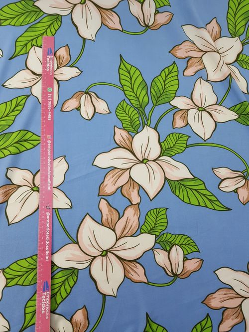 Tecido Crepe Verona Twill Estampado